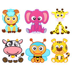 Aquababy. Набор игрушек для купания на Присосках (12082028)