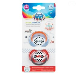 Canpol Babies. Пустушка симетрична силіконова Racing, 6-18 м(22-635)