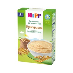 Hipp. Безмолочна органічна каша "Мультизлакова" 200 гр. 6 мес(9062300139768)