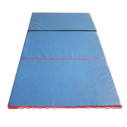 Tia - sport. Мат складаний 200х100х5 см з 3-х частин блакитний(sm - 0138)