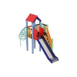 Kidigo. Дитячий комплекс Медуза, висота гірки 1,2 м(11303)