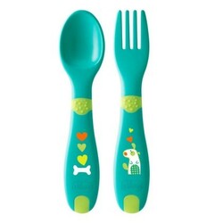 Chicco. Набор Ложка і вилка First Cutlery(8058664086627)