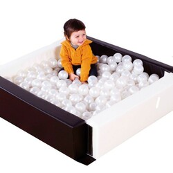 Tia - sport. Сухий басейн 150х150х40х15 см чорно-білий(sm - 0601)