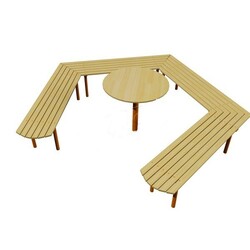 Kidigo. Лавка Зірка із столиком(31610)