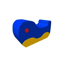 Tia-sport. Модуль качалка Кит 100х30х55 см (sm-0446)