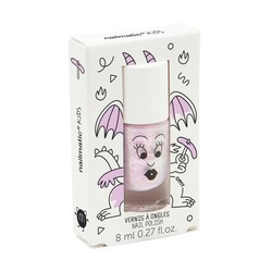 Nailmatic. Дитячий лак для нігтів на водній основі Pearly pink/Рожевий перламутровий з блискітками (37