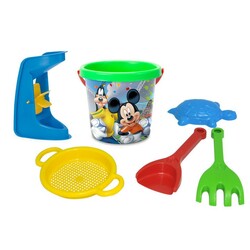 Тигрес. Набор для піску "Микки" 6 эл. з термонаклейкой і млином, Disney(5900694772564)