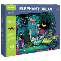 Mideer.Фигурный пазл Слон (MD3084)