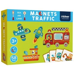 Mideer. Магнітна дошка Транспорт(MD1040)