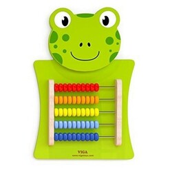 Viga Toys. Настенная игрушка Лягушка со счетами (50679)