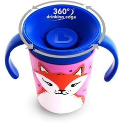 Munchkin. Чашка-непроливайка Miracle 360° Лисиця, 177 мл(5019090517744)