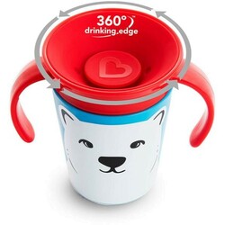 Munchkin. Чашка-непроливайка Miracle 360° Білий ведмідь, 177 мл(5019090517768)