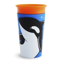 Munchkin. Чашка-непроливайка Miracle 360° Косатка, 266 мл(5019090517782)