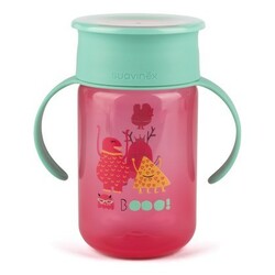 Suavinex. Чашка-непроливайка Історії маленьких монстрів 360мл Рожева(8426420039864)