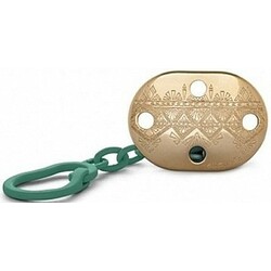 Suavinex. Ланцюжок/ кліпса Couture для пустушки, зелена(8426420046244)