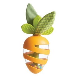 Tiny love. Погремушка-прорезыватель Морквина(7290108862119)