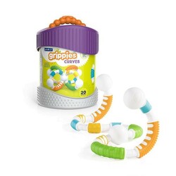 Guidecraft . Конструктор Grippies Curves, 20 деталей 716243083198