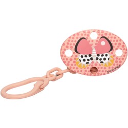 Suavinex. Ланцюжок для пустушки Крилаті історії Метелика Рожевий(8426420053341)