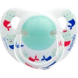 Suavinex. Пустушки Suavinex Пустушка анатомічна Морські історії 6-18 місяців Зелена русалка (842