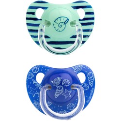 Suavinex. Набір пустушок анатомічних Морські історії 18+ місяців Черепашка 2 шт(8426420042956)