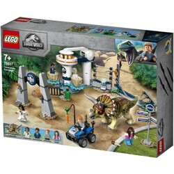 Lego. Конструктор Напад трицератопса 447 деталей(75937)