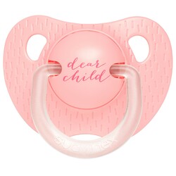 Suavinex. Пустушка анатомічна Сенс життя 6-18 місяців Рожева(8426420037136)