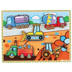 Viga Toys. Рамка-вкладиш  "Спецмашини"(6934510564391)