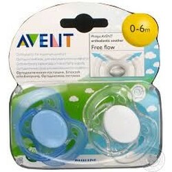 Пустушка Avent дихаюча(0-6 міс.), 2шт. (498087)