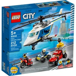 Lego. Конструктор Погоня на полицейском вертолете 212 деталей (60243)