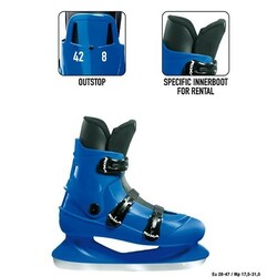 Roxa. Коньки ледовые RENTAL/37, синие (1636/37)