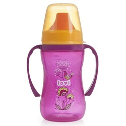 Lovi. Кухоль непроливайка з твердою насадкою Folky Пурпурний 12+,  250 мл(35-330)