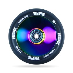 Hipe. Колесо для трюкового самоката  LMT01 V2 110мм Black/Neo chrome(2234450184067)