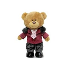 Lava. М'яка іграшка Ведмідь Олівер в курточці(LA8787B)