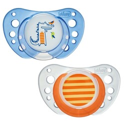 Chicco. Пустушка Physio Air, латекс, 6-16 мес(2шт)    (8058664109609)