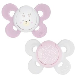 Chicco. ПУСТУШКА PHYSIO COMFORT, СИЛІКОН, 0-6 M(2ШТ) (8058664082490)