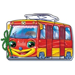 Ранок. М`якi машинки. Трамвайчик (укр.) (462895)