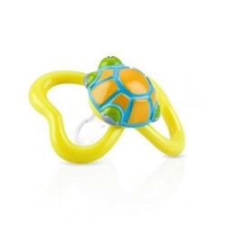 Nuby. Пустышка анатомическая Веселые жучки, 0-6 мес.(силикон) (5807SF)