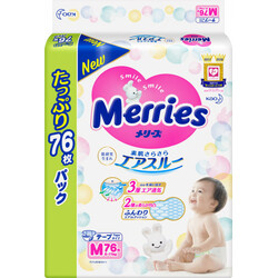 Merries. Подгузники Merries M 6-11 кг 76 шт (4901301230867)
